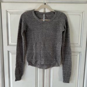 Absolutely Grey Knit Comfy Warm Sweater